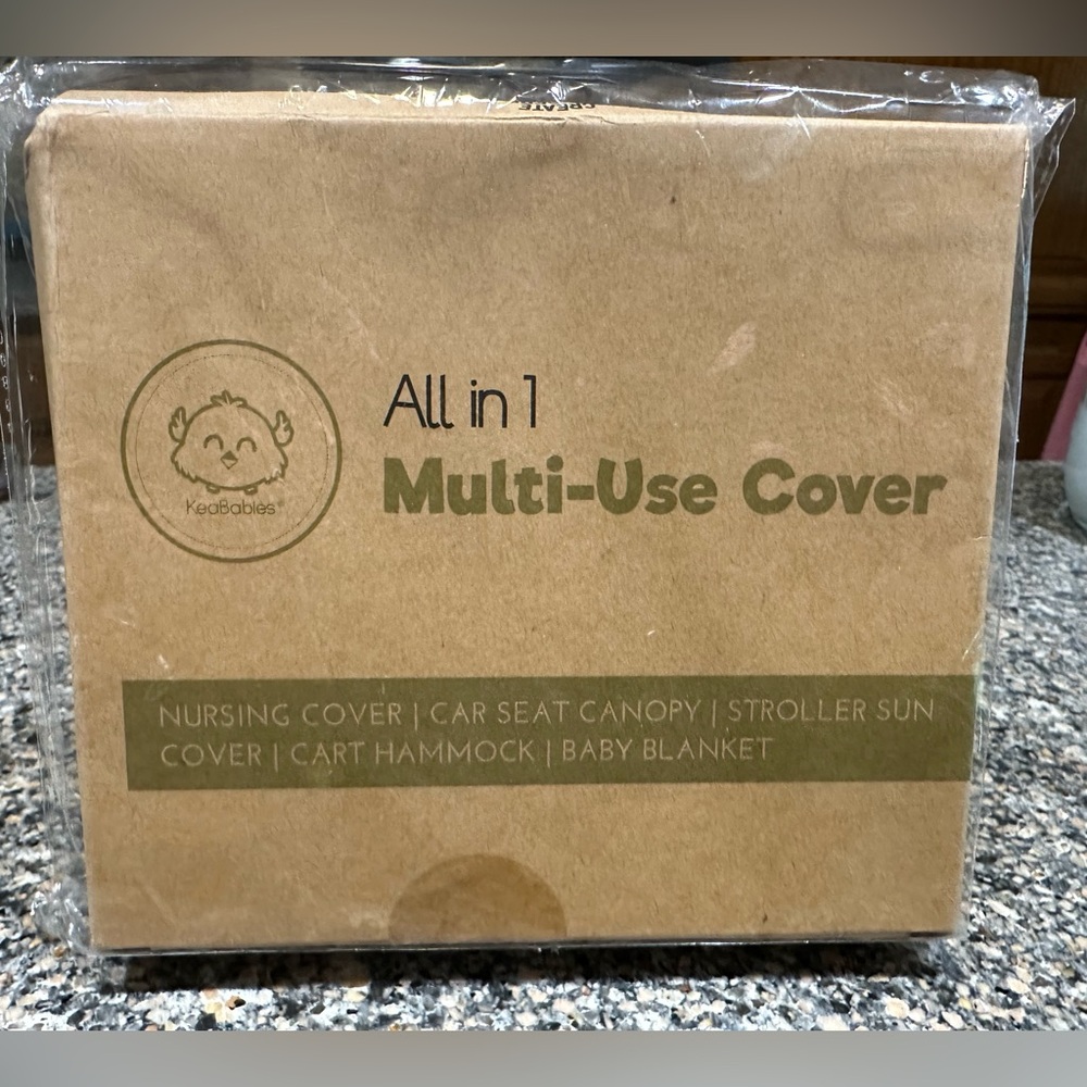 KeaBabies All-in-1 Multi-Use Cover – Nursing, Car Seat, Stroller & More (NWT)